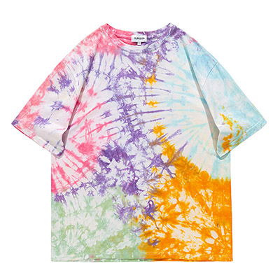 Bleach Tie Dye Vintage Wash T Shirts Wholesale